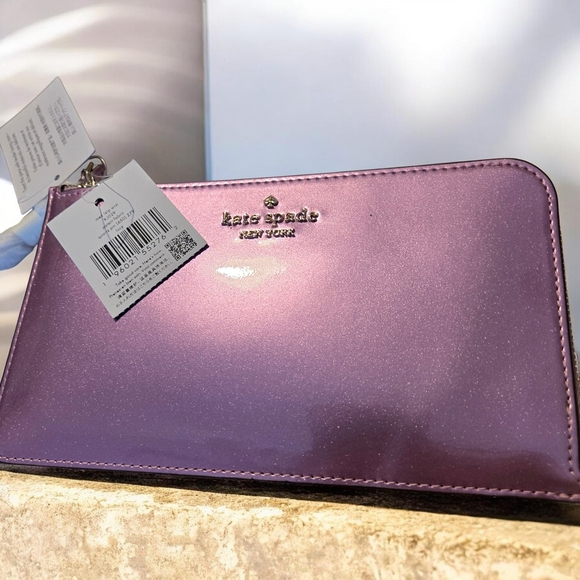 kate spade Handbags - Kate Spade Lavender LUCY Wristlet NWT